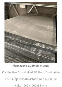 Plastazote ESD solumuovi